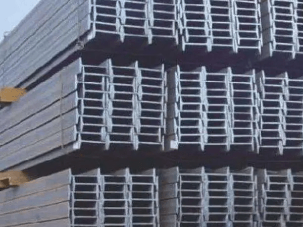 Warehouse with industrial materials